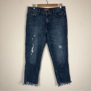 Lucky Brand | Sienna Boyfriend Slim Frayed Hem Jeans